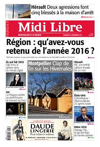 Midi Libre du Vendredi 30 Décembre 2016