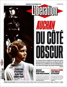 Libération du Mercredi 28 Décembre 2016