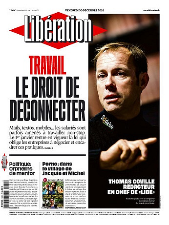 Liberation Du Vendredi 30 Décembre 2016