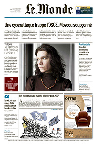 Le Monde du Jeudi 29 Décembre 2016