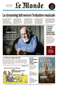 Le Monde du Mercredi 28 Décembre 2016