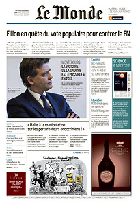 Le Monde du Mercredi 30 Novembre 2016