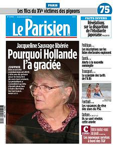 Le Parisien du Jeudi 29 Décembre 2016