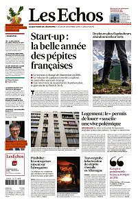 Les Echos du Jeudi 29 Décembre 2016