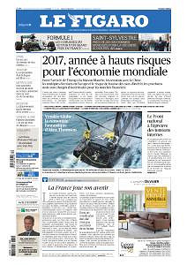Le Figaro du Vendredi 30 Décembre 2016