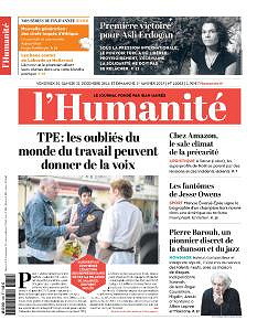 L’Humanité du Vendredi 30 Décembre 2016