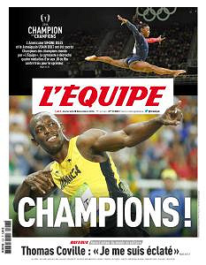 L’equipe du Mercredi 28 Décembre 2016