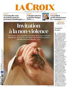 La Croix du Vendredi 30 Décembre 2016