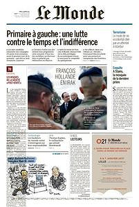 Le Monde du Mardi 3 Janvier 2017