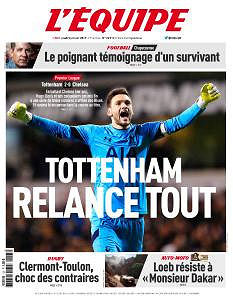 L’equipe du Jeudi 5 Janvier 2017
