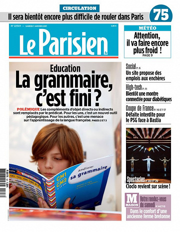 Le Parisien + Journal de Paris du samedi 7 janvier 2017