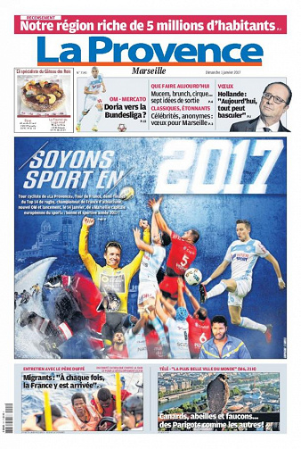 La Provence Marseille du dimanche 01 janvier 2017