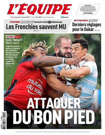 L’Équipe du dimanche 01 janvier 2017