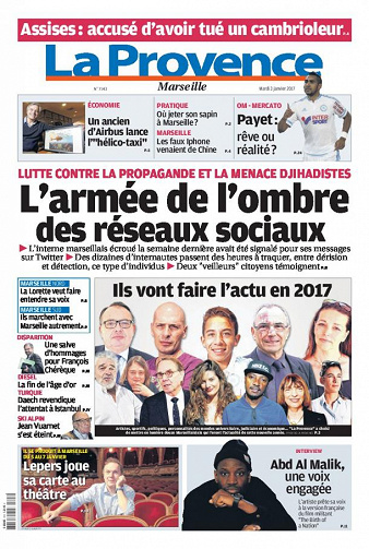La Provence Marseille du mardi 3 janvier 2017