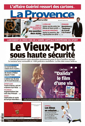 La Provence Marseille du mercredi 11 janvier 2017