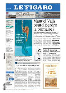 Le Figaro du Lundi 9 Janvier 2017