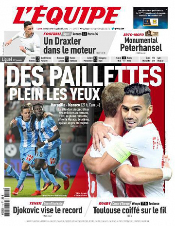 L’equipe du Dimanche 15 Janvier 2017