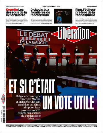 Libération du Lundi 16 Janvier 2017