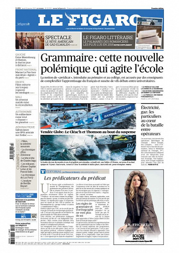 Le Figaro du Jeudi 19 Janvier 2017