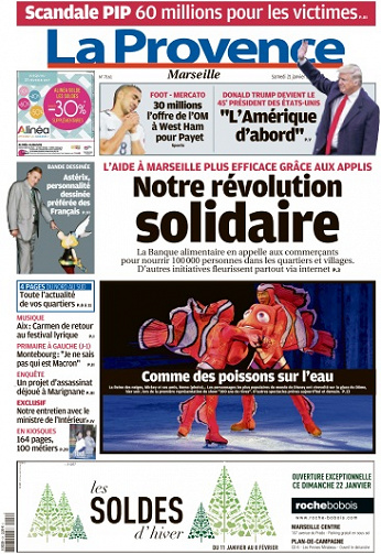 La Provence Marseille du Samedi 21 Janvier 2017