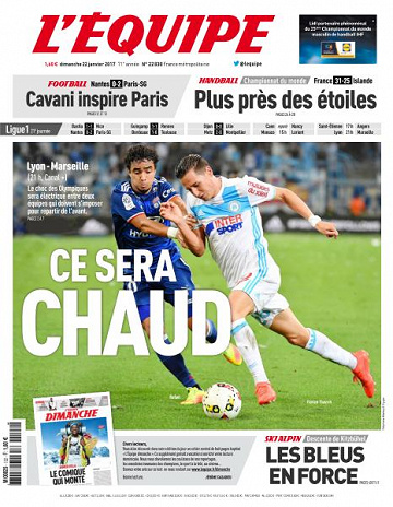 L’equipe du Dimanche 22 Janvier 2017