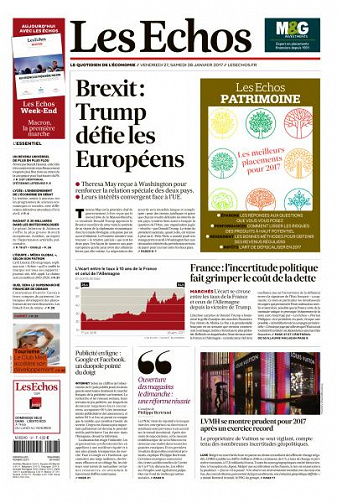 Les Echos du Vendredi 27 Janvier 2017