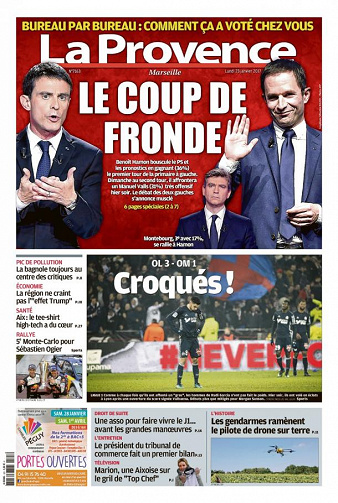La Provence Marseille du lundi 23 janvier 2017