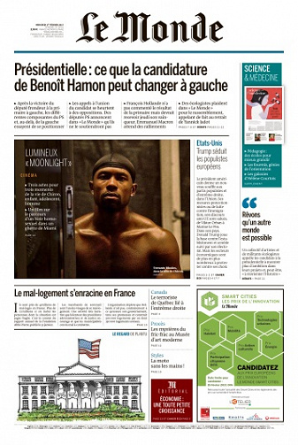 Le Monde du Mercredi 1 Février 2017