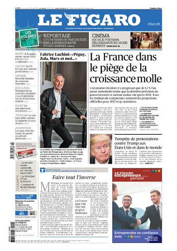 Le Figaro du Mercredi 1 Février 2017