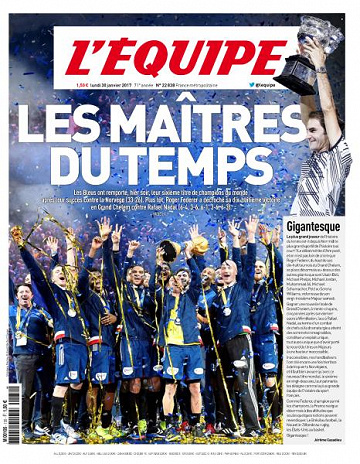 L’equipe du Lundi 30 Janvier 2017