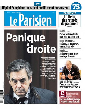 Le Parisien du Jeudi 2 Février 2017
