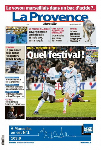 La Provence Marseille du samedi 28 janvier 2017