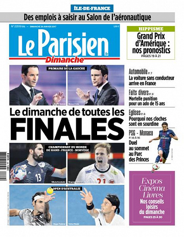 Le Parisien du Dimanche 29 Janvier 2017