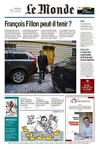 Le Monde du Jeudi 2 Février 2017
