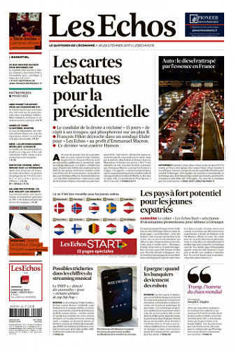 Les Echos du Jeudi 2 Février 2017