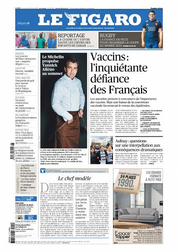Le Figaro du Vendredi 10 Février 2017
