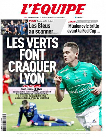 L’equipe du Lundi 6 Février 2017