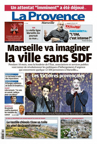 La Provence Marseille du samedi 11 février 2017