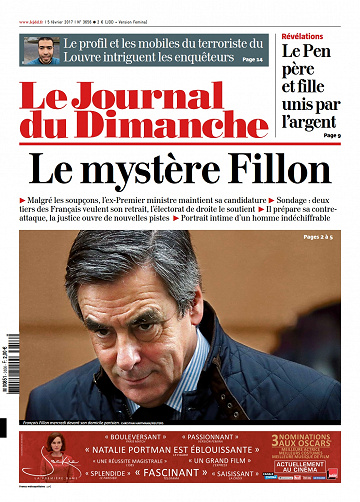 Le Journal du Dimanche n°3656 du 5 Février 2017