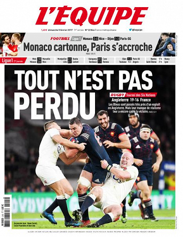 L’equipe du Dimanche 5 Février 2017