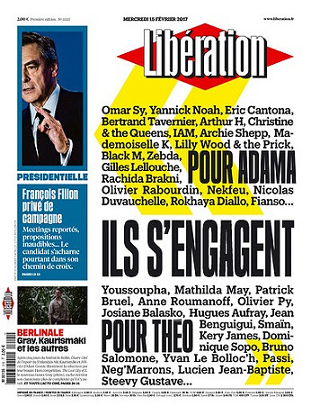 Liberation Du Mercredi 15 Février 2017