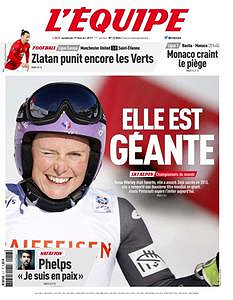 L’equipe du Vendredi 17 Février 2017