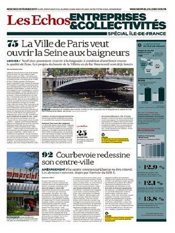 Les Echos Entreprises & Collectivités Du Mercredi 15 Février 2017