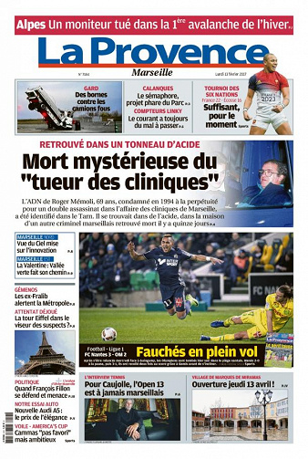 La Provence Marseille du lundi 13 février 2017