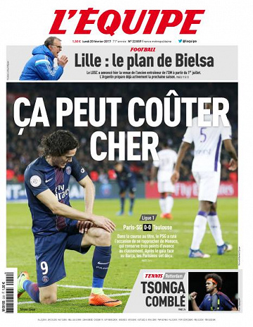 L’equipe du Lundi 20 Février 2017