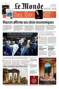Le Monde du Samedi 25 Février 2017