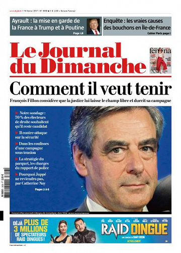 Le Journal du Dimanche du 19 Fvrier 2017