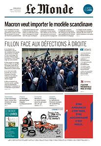 Le Monde du Vendredi 4 Mars 2017