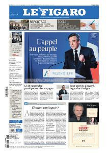 Le Figaro du Jeudi 2 Mars 2017