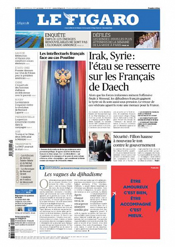 Le Figaro du Vendredi 28 Février 2017